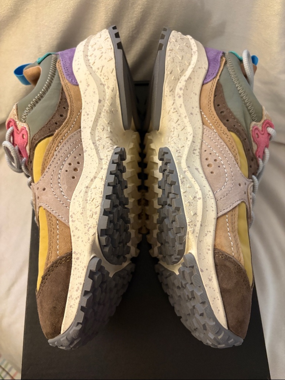 Flower Mountain Wave Woman Sneakers Brown Ochre - Picture 14 of 16